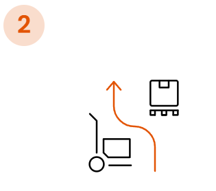 Shop floor analysis highlighting obstacles and vehicles